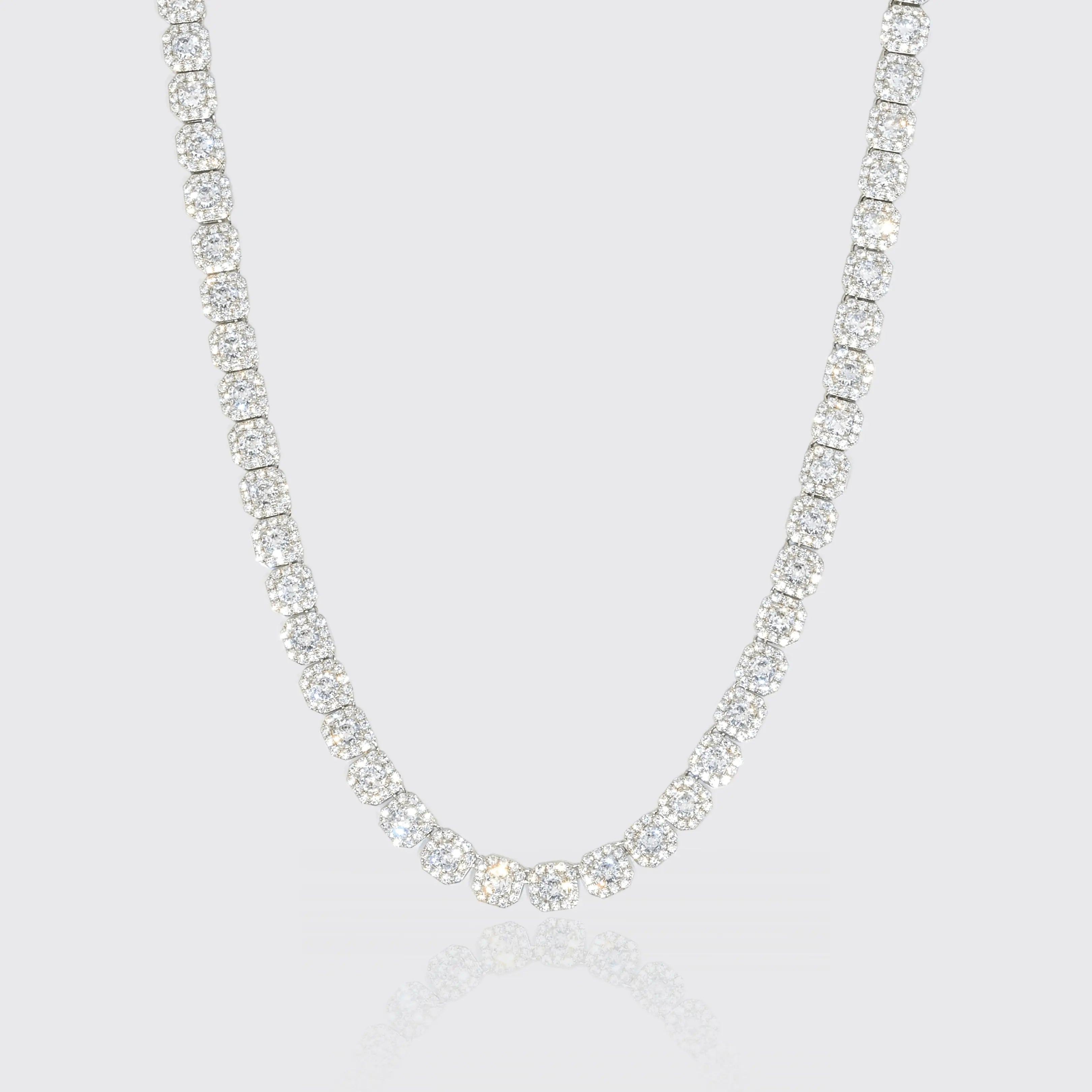 10MM CLUSTERED TENNIS CHAIN