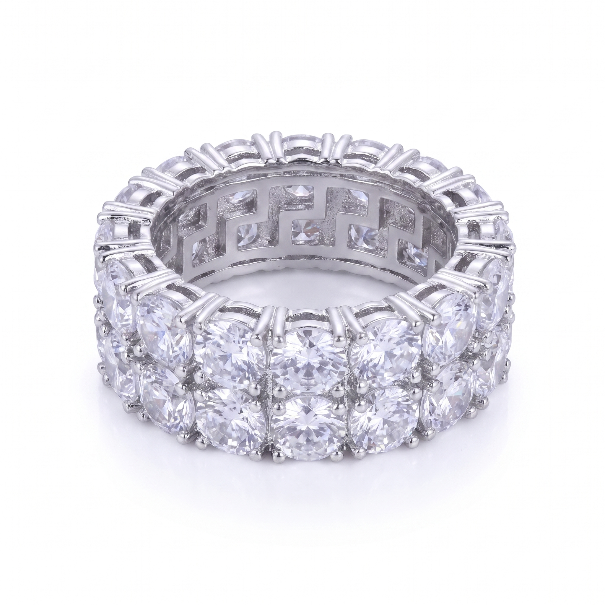 ICED 2 ROW TENNIS RING