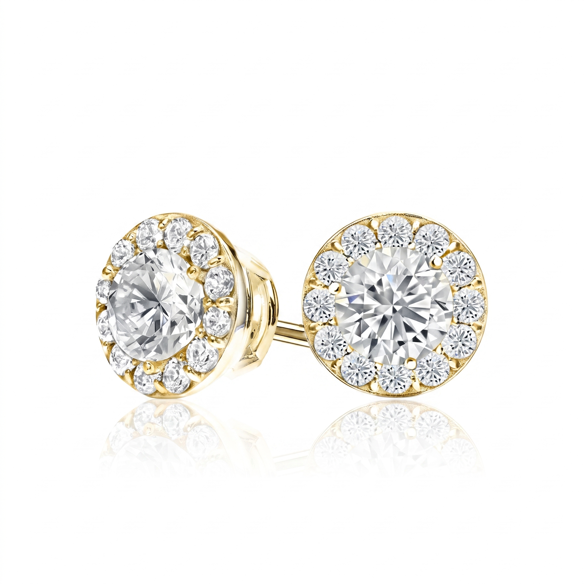 PAVE STUD EARRINGS