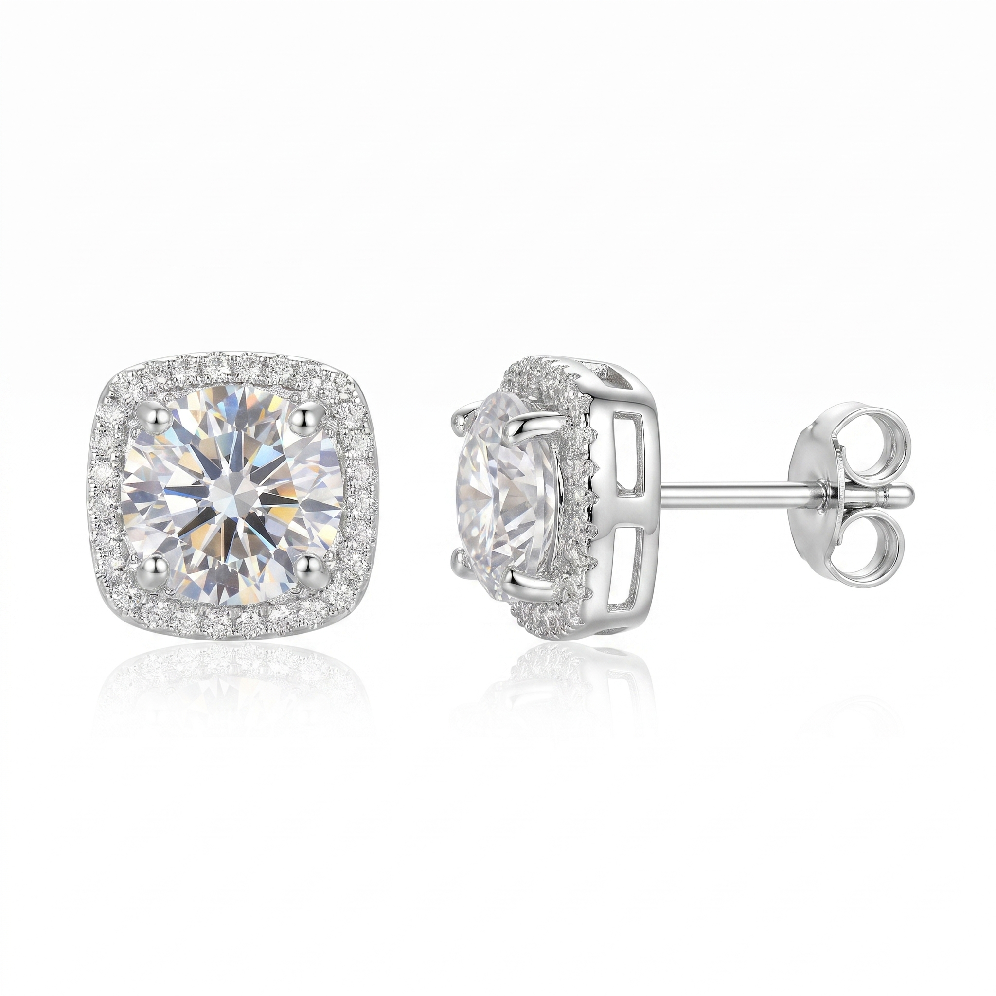 ICED HALO EARRINGS