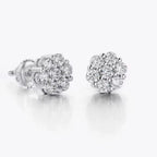 ICED FLEUR STUD EARRINGS