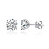 ICED SOLITAIRE EARRINGS