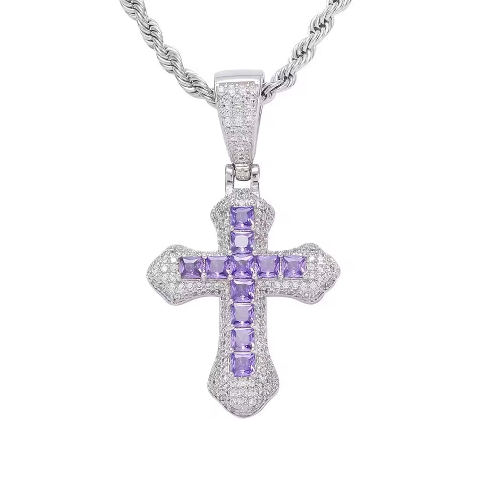 ICED CROSS CHAIN