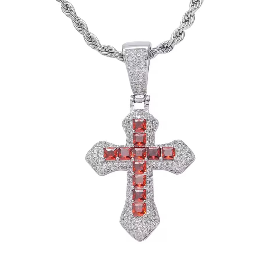 ICED CROSS CHAIN