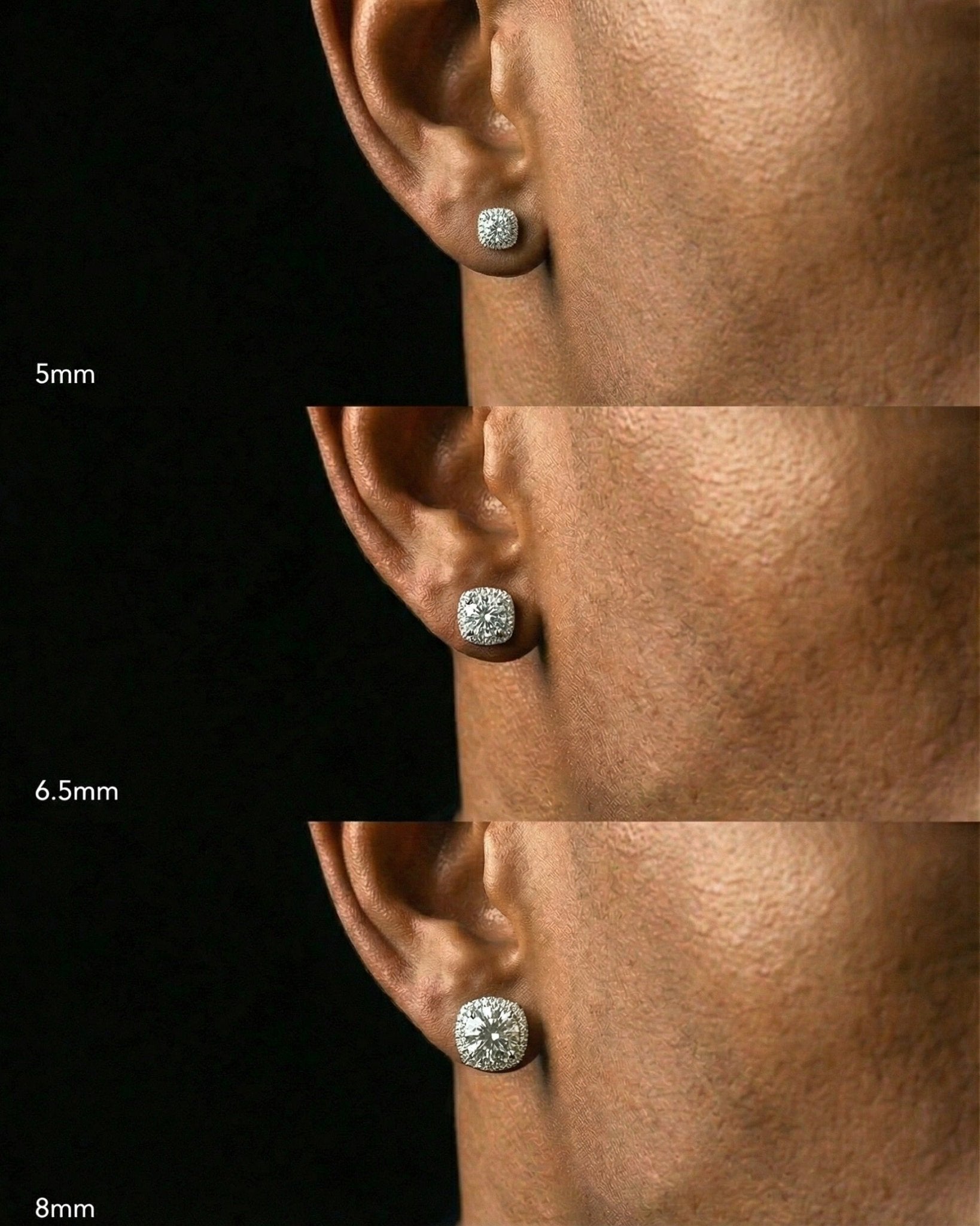 ICED HALO EARRINGS